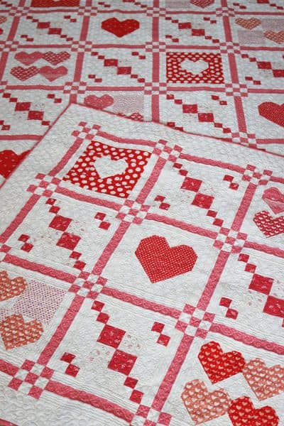 Stitch Pink Quilt Along Part 4 featured by Top US Quilt Blog, A Quilting Life