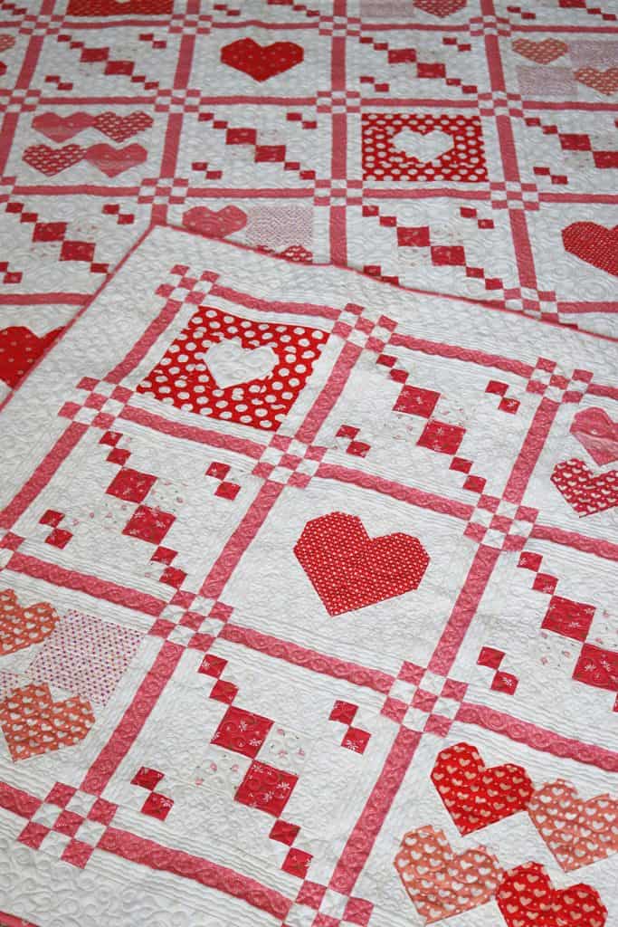 Stitch Pink Quilt Along Part 5 featured by Top US Quilt Blog, A Quilting Life