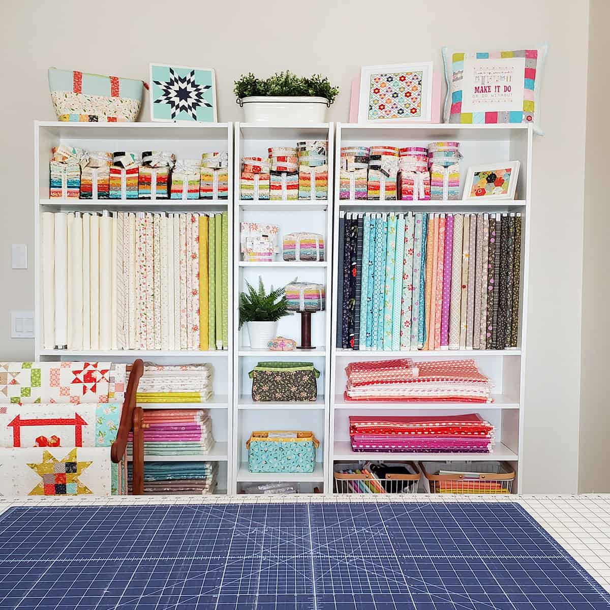 Quilt Odyssey: Quilt room organization