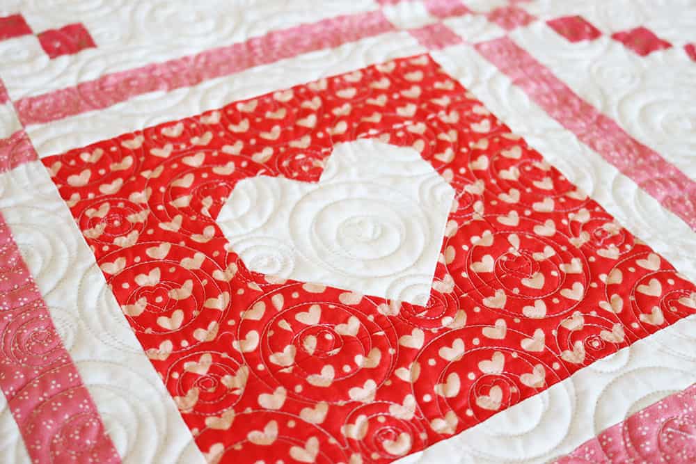 Stitch Pink Quilt Along Part 1 featured by Top US Quilt Blog, A Quilting Life