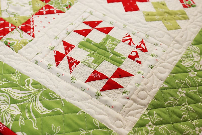 Quilt Block of the Month December 2021 featured by Top US Quilt Blog, A Quilting Life
