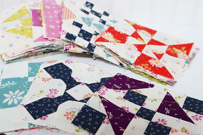 Sampler Spree Quilt Blocks November Update featured by Top US Quilt Blog, A Quilting Life