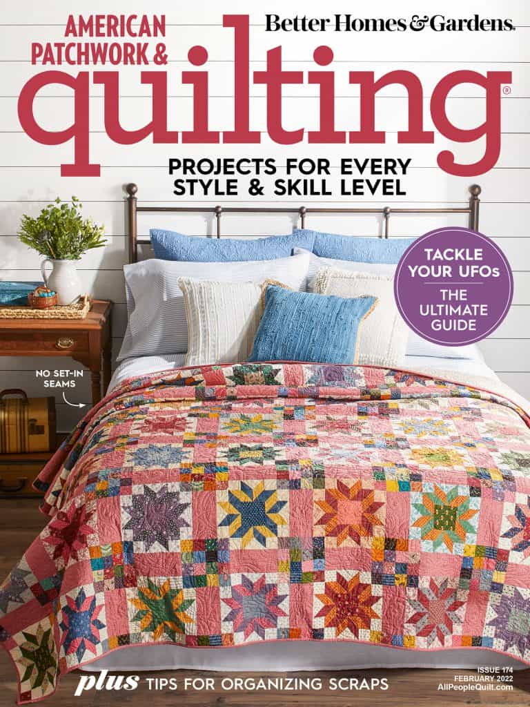 Love Letters Heart Quilt featured by Top US Quilting Blog, A Quilting Life