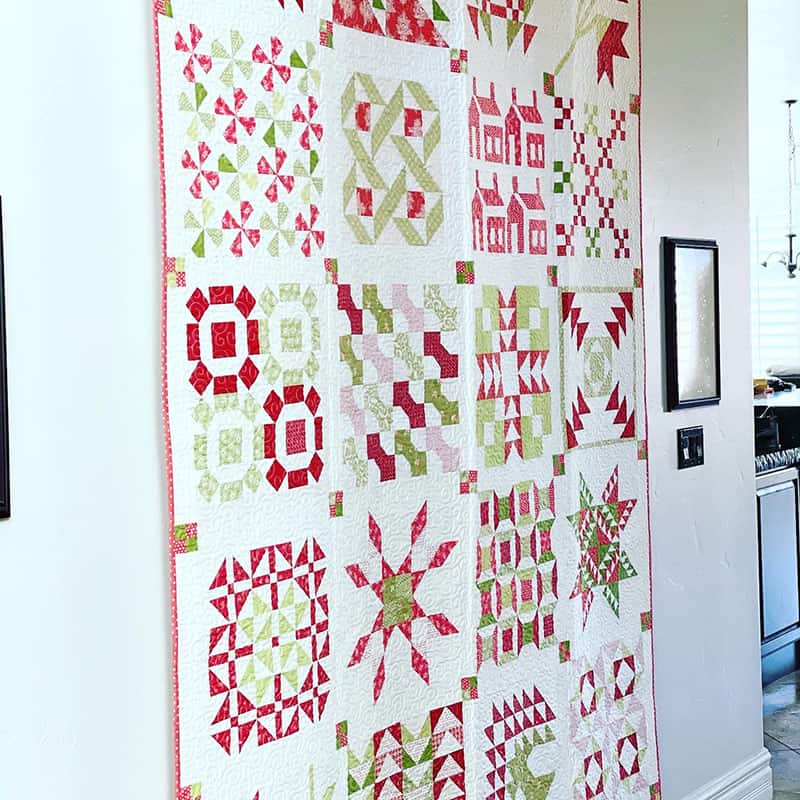 Christmas Decorating and Christmas Panels featured by Top US Quilt Blog, A Quilting Life