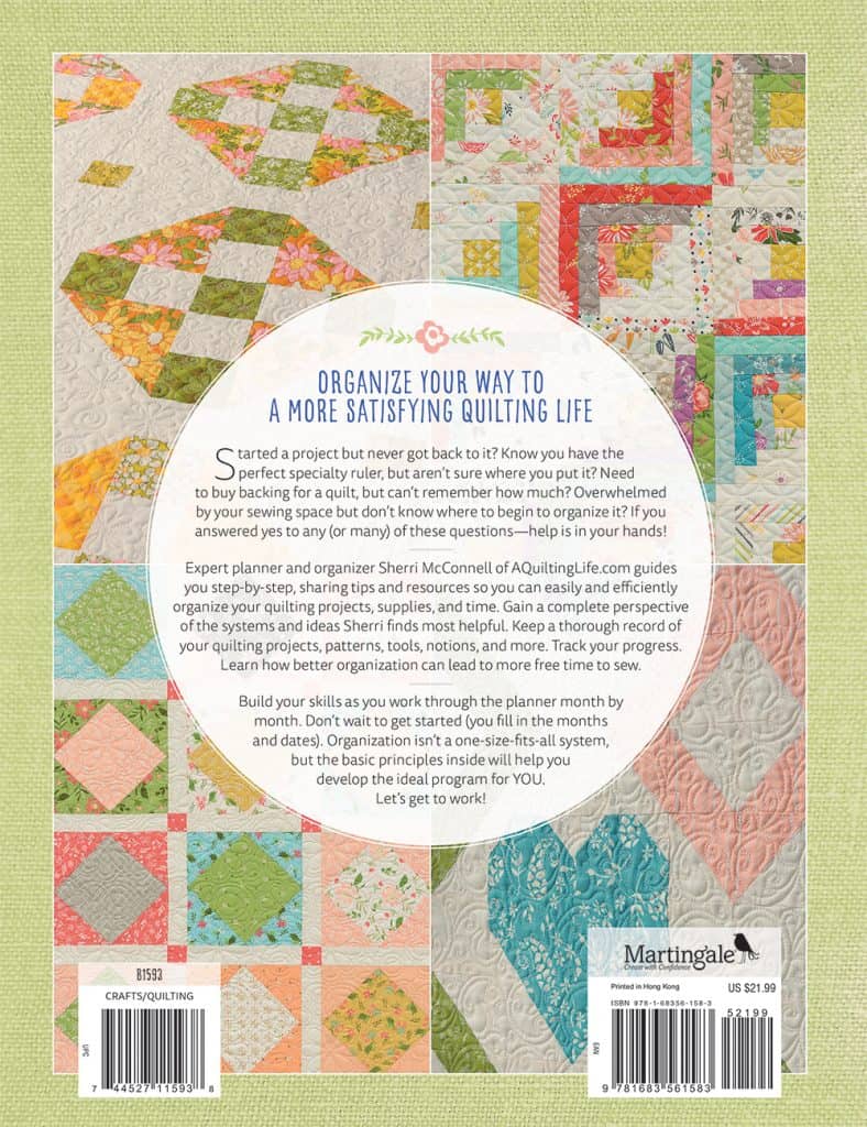 A Quilting Life Planner & Workbook | January 2022 featured by Top US Quilt Blog, A Quilting Life