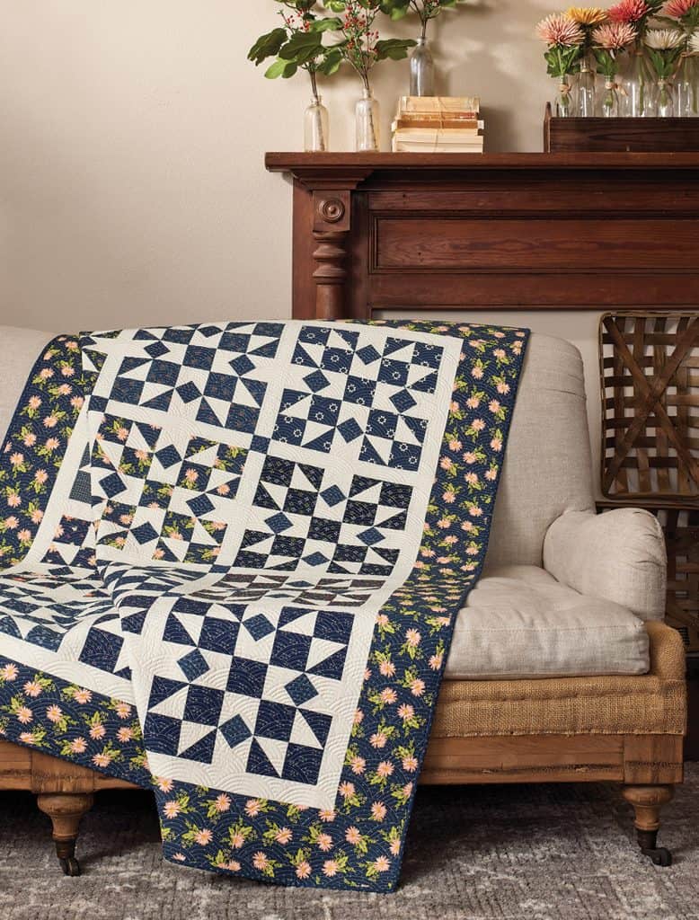 Winter Quilts & Decor + January Calendar featured by Top US Quilt Blog, A Quilting Life
