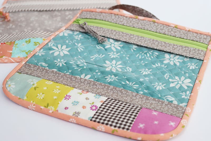 Patchwork Project Bag Tutorial Featured by Top US Quilt Blog, A Quilting Life