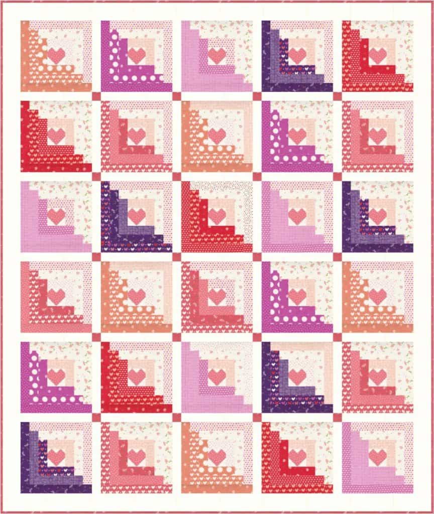 Easy Heart Quilt Patterns & Projects featured by Top US Quilt Blog, A Quilting Life