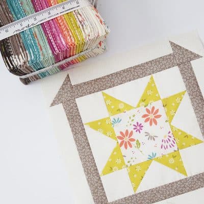 Quilting Life Quilt Block of the Month January 2022 featured by Top US Quilt Blog, A Quilting Life