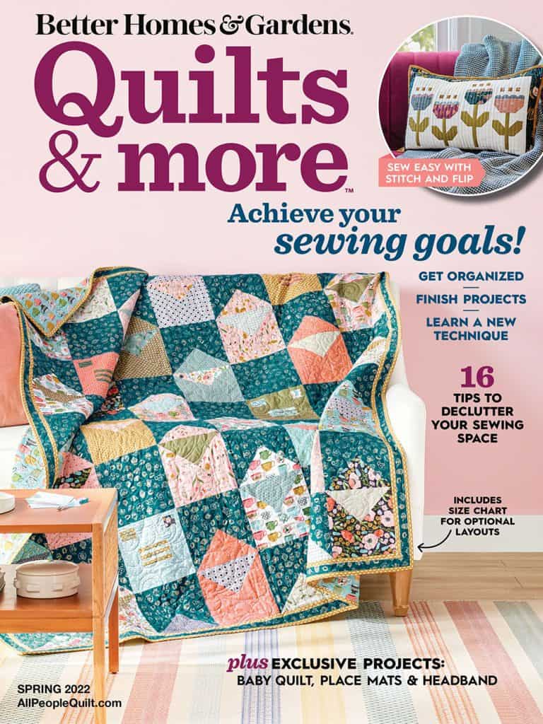 Simple Star Block Place Mats featured by Top US Quilt Blog, A Quilting Life