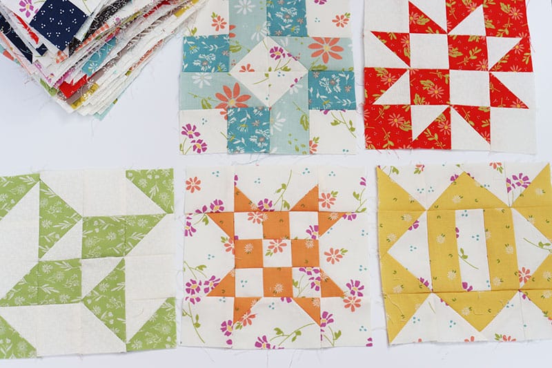 Sampler Spree Quilt Blocks January Update featured by Top US Quilt Blog, A Quilting Life