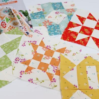 Sampler Spree Quilt Blocks January Update featured by Top US Quilt Blog, A Quilting Life
