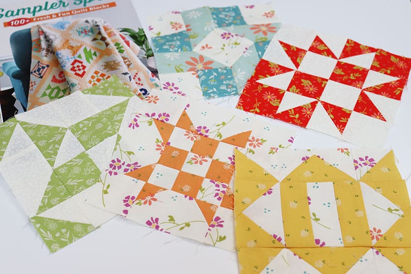 Sampler Spree Quilt Blocks January Update featured by Top US Quilt Blog, A Quilting Life