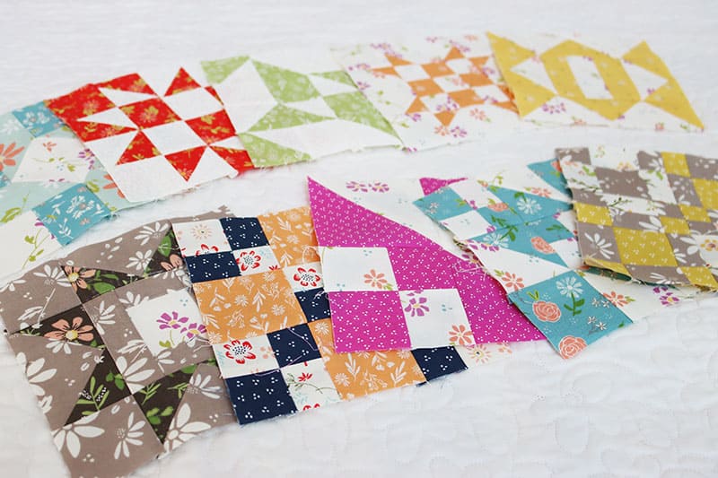 Sampler Spree Quilt February Update featured by Top US Quilt Blog, A Quilting Life