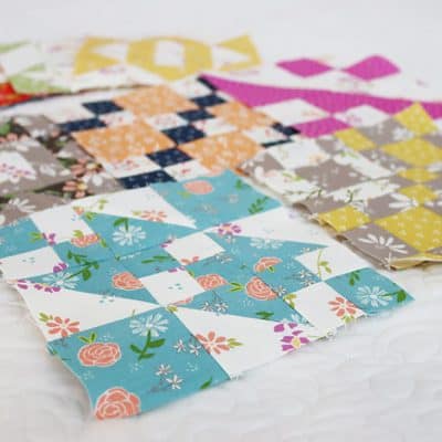 Sampler Spree Quilt February Update featured by Top US Quilt Blog, A Quilting Life