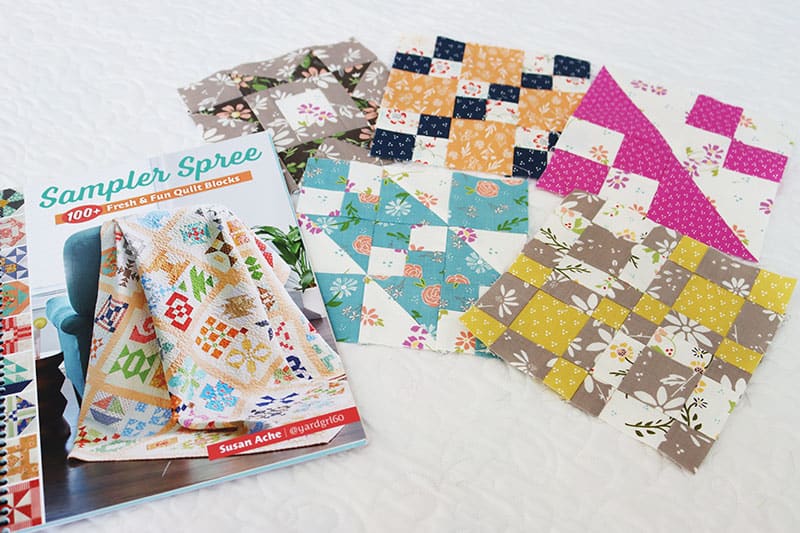 Sampler Spree Quilt February Update featured by Top US Quilt Blog, A Quilting Life