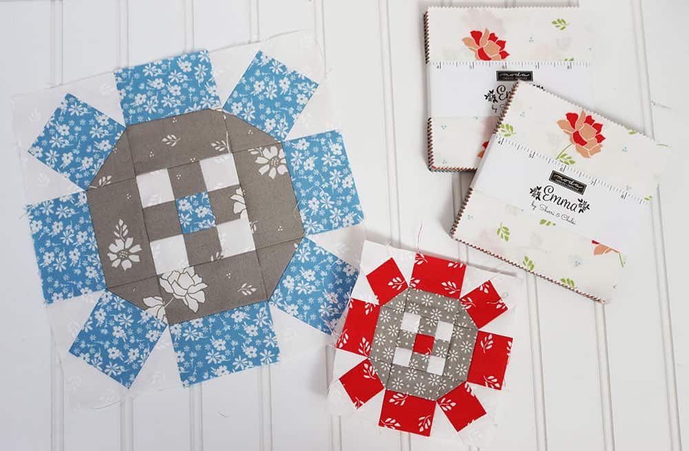 Moda Blockheads 4 Block 1 Featured by Top US Quilt Blog, A Quilting Life