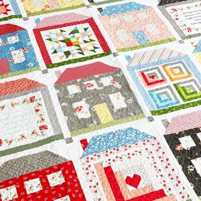 Country Home Quilt Pattern featured by Top US Quilt Blog, A Quilting Life