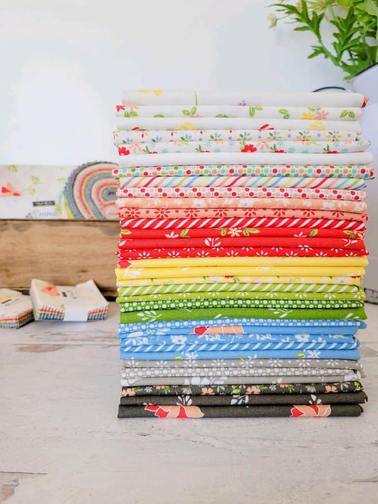 Emma Fabric Collection Color Stories featured by Top US Quilt Blog, A Quilting Life