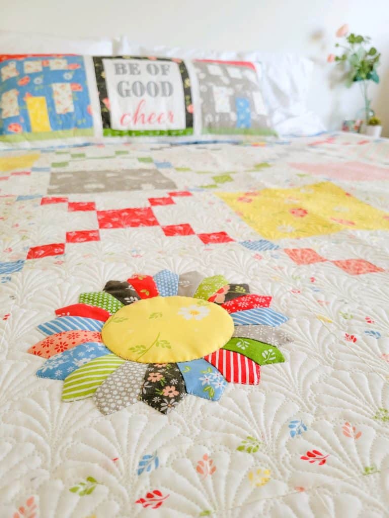 Pot Luck Quilt Pattern (New) featured by Top US Quilt Blog, A Quilting Life