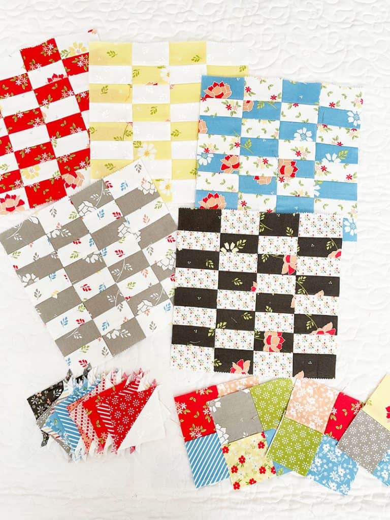 Scrappy Quilt Projects: On My Table featured by Top US Quilt Blog, A Quilting Life