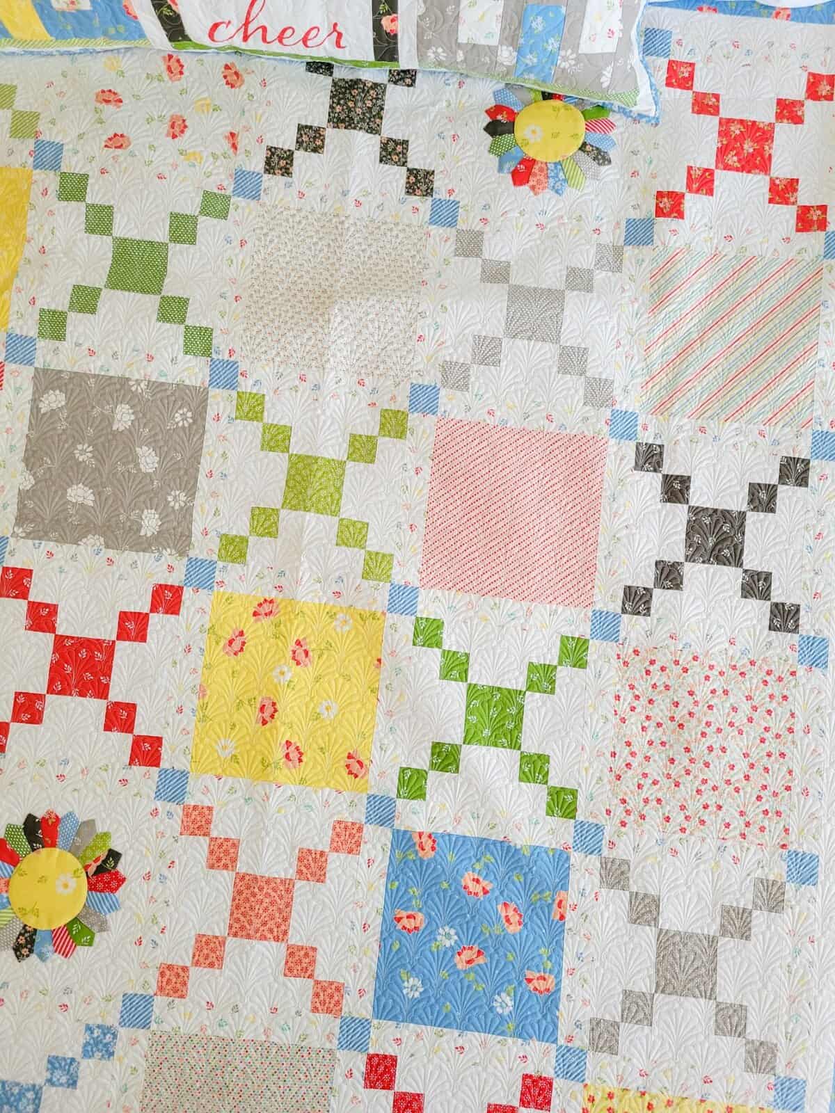 Pot Luck Quilt Pattern (New) featured by Top US Quilt Blog, A Quilting Life