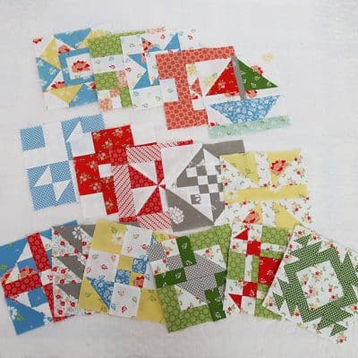 Sampler Spree Quilt Blocks March 2022 Update featured by Top US Quilt Blog, A Quilting Life