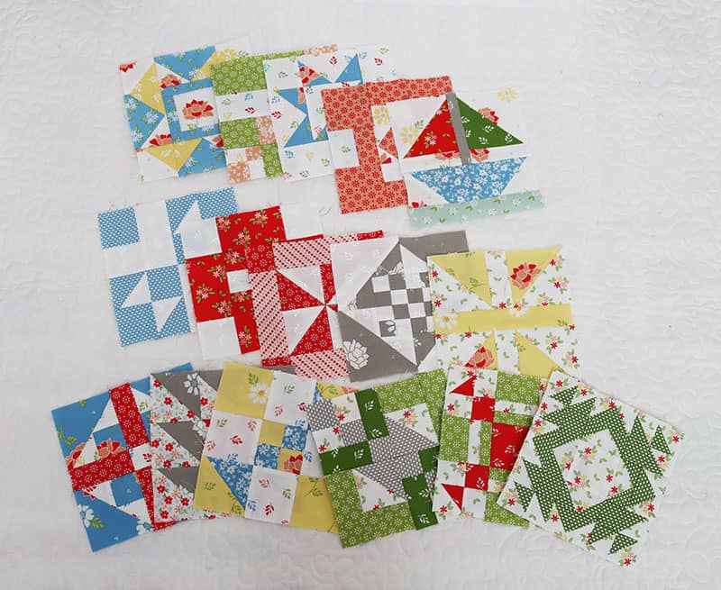Sampler Spree Quilt Blocks March 2022 Update featured by Top US Quilt Blog, A Quilting Life
