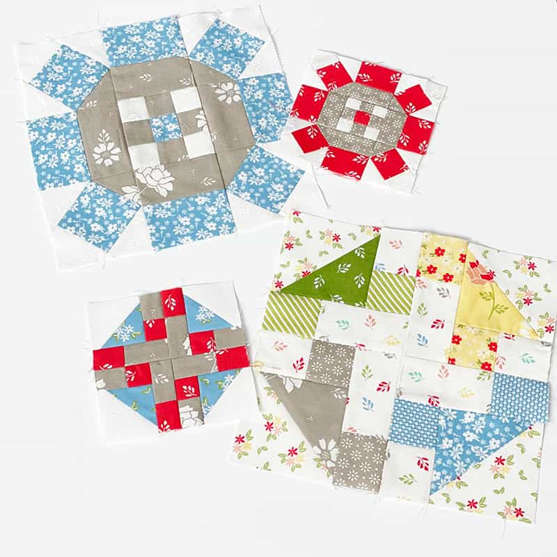 Moda Blockheads 4 Block 2 featured by Top US Quilt Blog, A Quilting Life