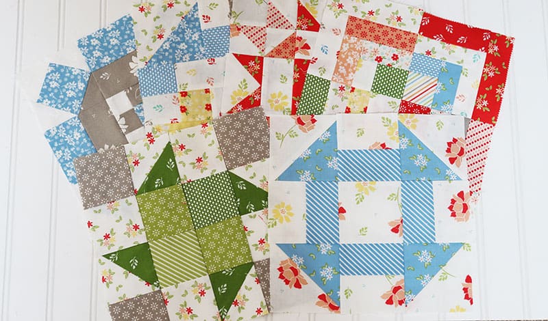 Moda Blockheads 4 Block 5 featured by Top US Quilt Blog, A Quilting Life
