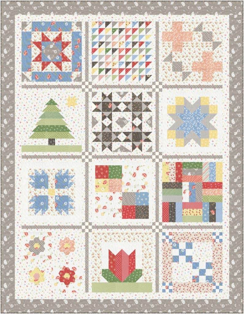 Home for the Holidays Quilt Book featured by Top US Quilt Blog, A Quilting Life
