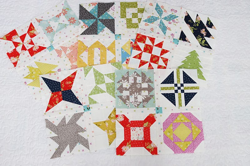 Sampler Spree Quilt Blocks April 2022 Update featured by Top US Quilt Blog, A Quilting Life