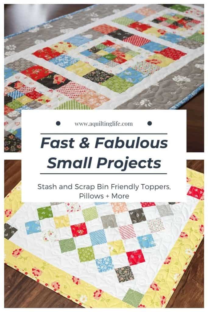 Small Projects featured by Top US Quilting Blog, A Quilting Life