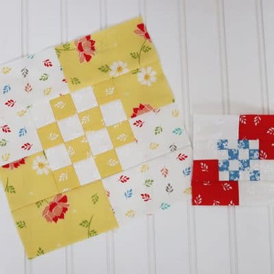 Moda Blockheads 4 Block 7 featured by Top US Quilt Blog, A Quilting Life