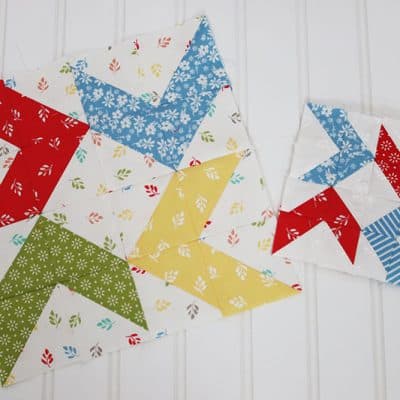 Moda Blockheads 4 Block 8 featured by Top US Quilt Blog, A Quilting Life