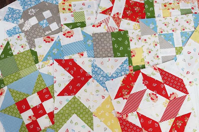 Moda Blockheads 4 Bonus Block 4 featured by Top US Quilt Blog, A Quilting Life