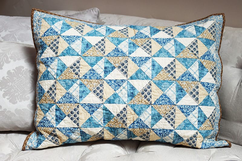 Simple Quilted Pillow Sham Tutorial - A Quilting Life