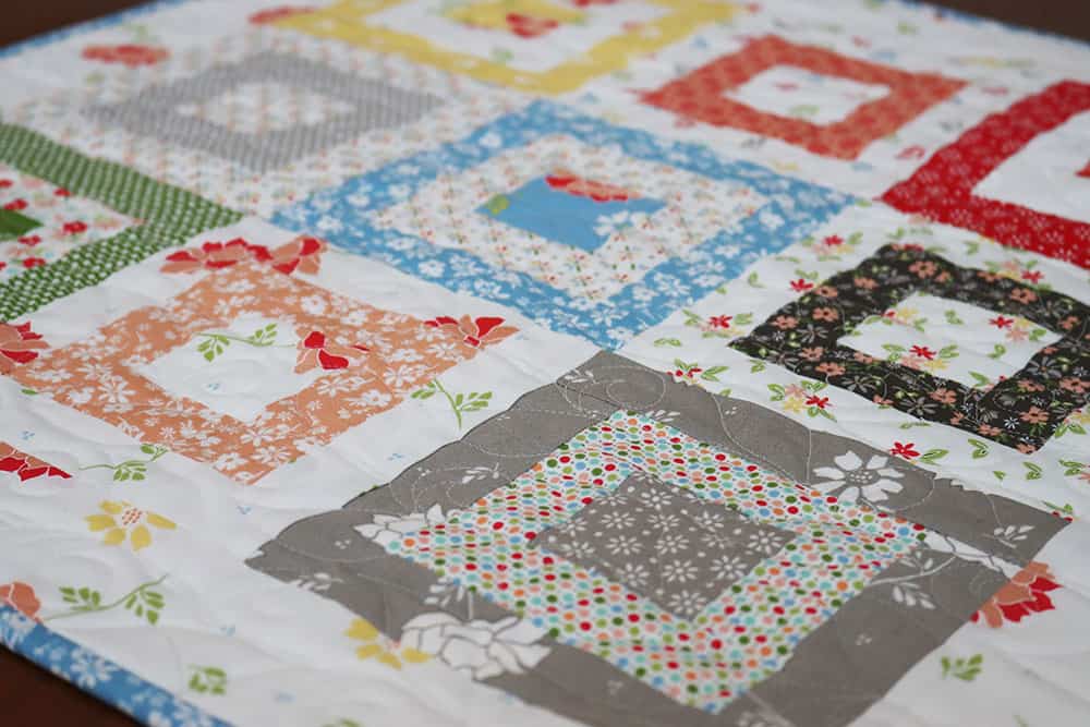 Candy Box Mini Quilt featured by Top US Quilt Blog, A Quilting Life