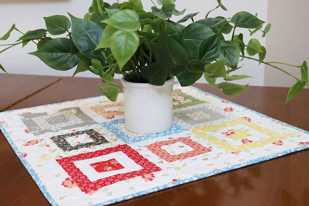 Candy Box Mini Quilt featured by Top US Quilt Blog, A Quilting Life