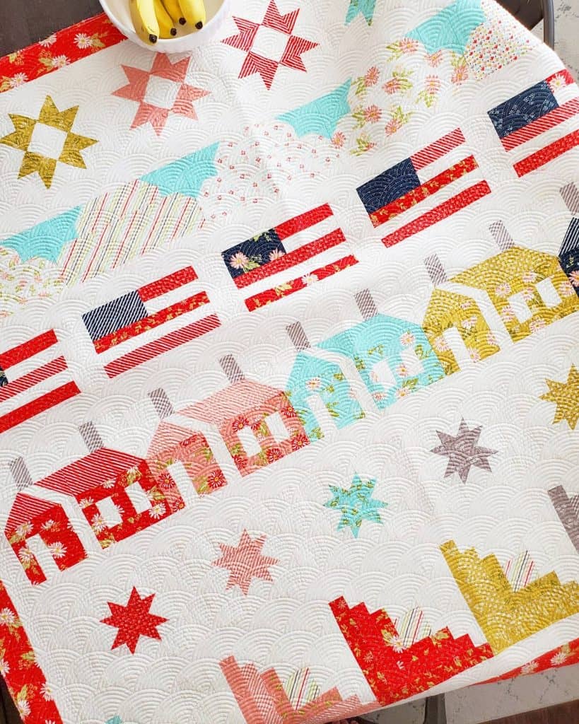 Red, White, and Blue Quilts featured by Top US Quilt Blog, A Quilting Life