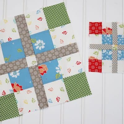 Moda Blockheads 4 Block 15 featured by Top US Quilt Blog, A Quilting Life