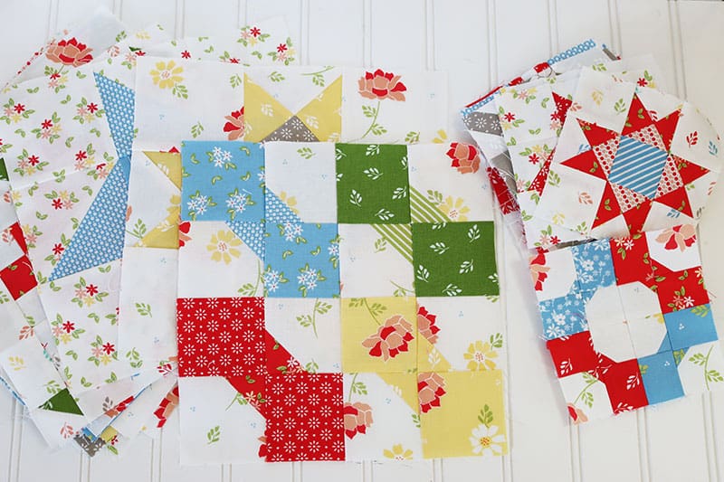 Moda Blockheads 4 Block 14 featured by Top US Quilt Blog, A Quilting Life