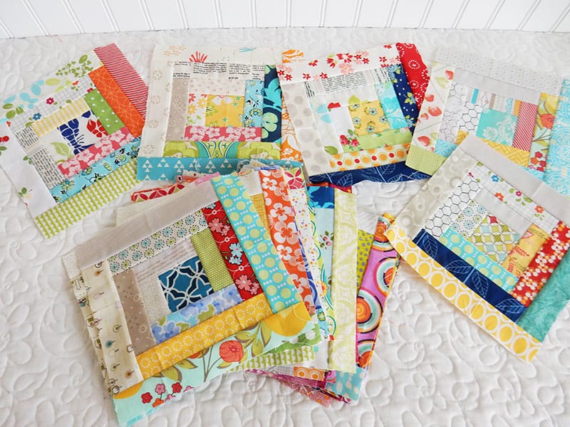Log Cabin Quilt Block Love featured by Top US Quilt Blog, A Quilting Life