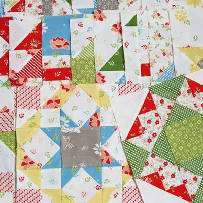 Moda Blockheads 4 Block 18 featured by Top US Quilt Blog, A Quilting Life