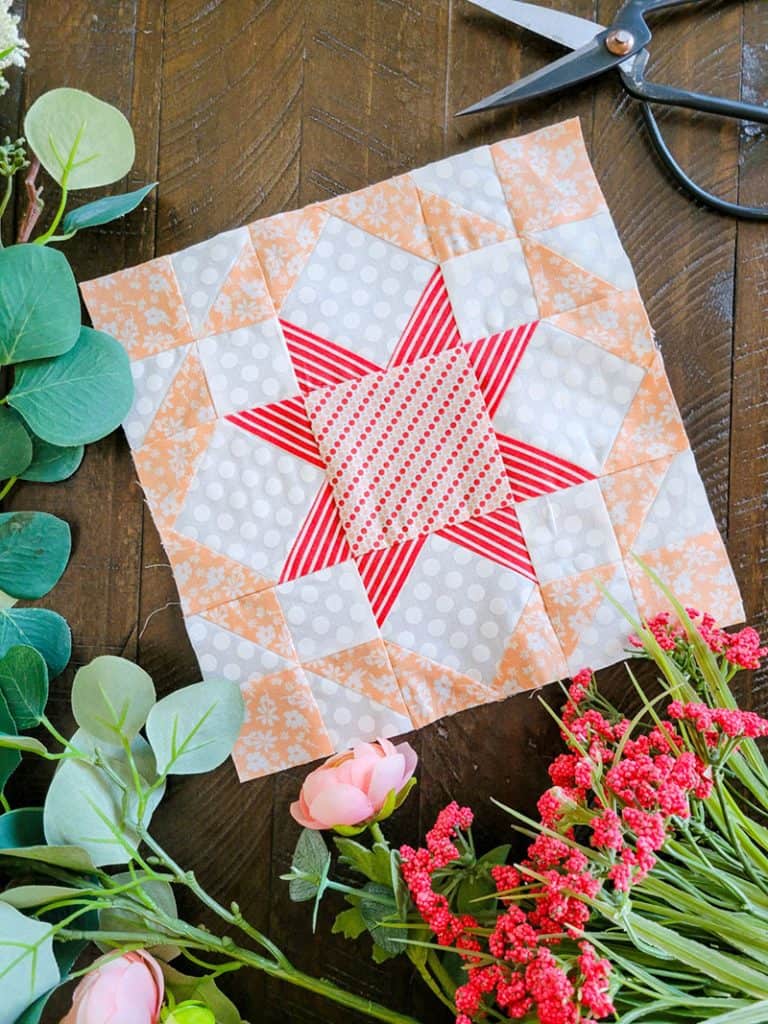 Moda Blockheads 4 Block 17 featured by Top US Quilt Blog, A Quilting Life