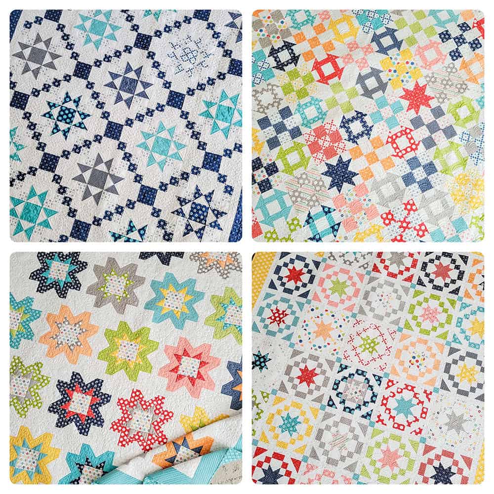 Brightly Fat Eighth/Fat Quarter Quilt featured by Top US Quilt Blog, A Quilting Life