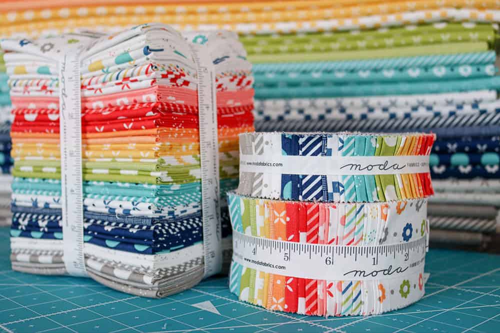 Simply Delightful Fabrics by Sherri & Chelsi featured by Top US Quilt Blog, A Quilting Life