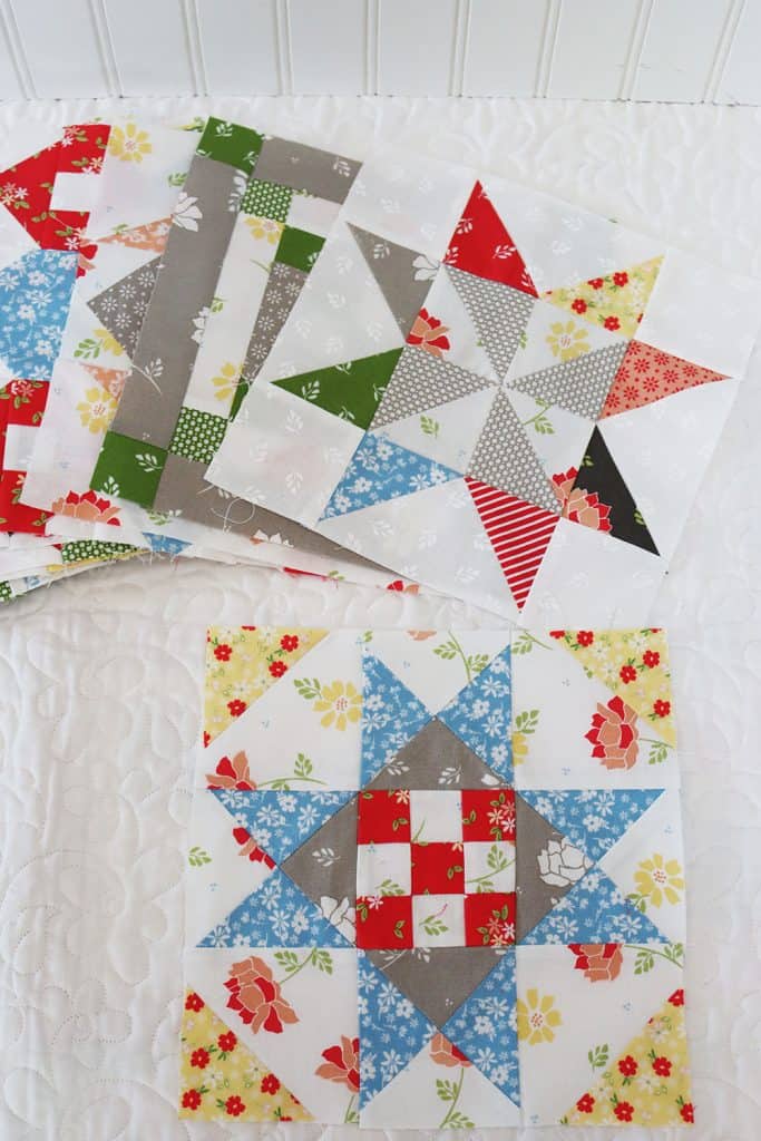 Moda Blockheads 4 Block 22 featured by Top US Quilt Blog, A Quilting Life