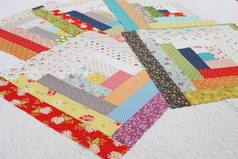 Log Cabin Blocks + 10-Day Challenge Update featured by Top US Quilt Blog, A Quilting Life