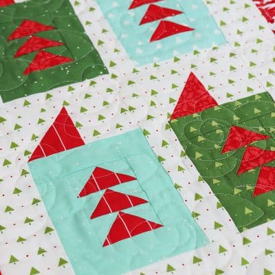 Christmastime Mystery Quilt Block 3 featured by Top US Quilt Blog, A Quilting Life
